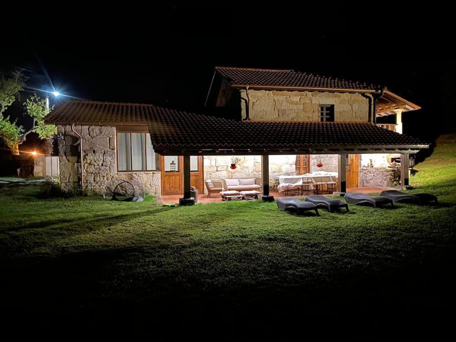 Casa De Campo Con Piscina, Entera O Por Habitaciones Amoeiro Exterior foto