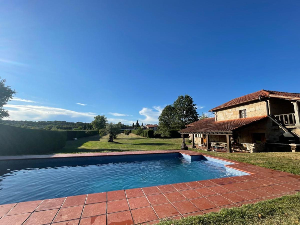 Casa De Campo Con Piscina, Entera O Por Habitaciones Amoeiro Exterior foto